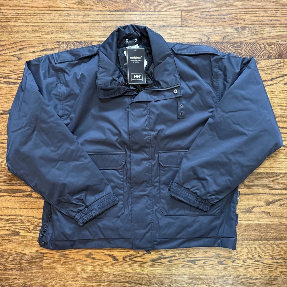 Helly Hansen Work Wear Metro Jacket 859 Midnight Blue‎ Size XL Regular